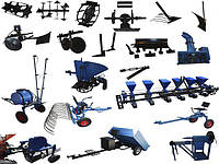 Види навісного обладнання для мотоблоків