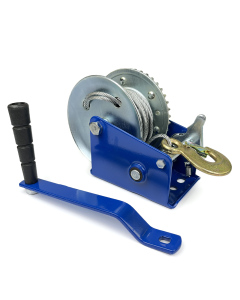 Лебідка ручна 0,5т BST R 1200 LBS зі сталевим тросом Husar Winch