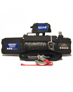 Лебідка електрична 5,4т 12 V BST S 12000 LBS трос текстильний Husar Winch