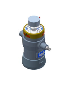Циліндр HYVA UMB 149-5-1280-K258-50-3/4"-HC підйому кузова до 23 тонн