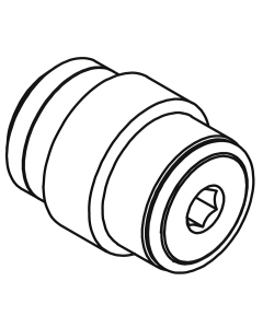 Зворотній клапан Gumec CVU-IR 3/8" вставного типу, 350 бар, 30 л/хв