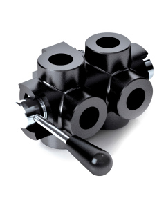 Гідравлічний дивертор Gumec DVF6-A 3/4" BSPP, 120+120 л/хв, 220 бар