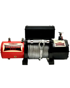 Лебідка електрична автомобільна 4.5т 12V DWM 10000 HD сталевий трос Dragon Winch