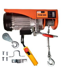 Лебідка електрична 230V 300/600кг RUNVA PHW600-R