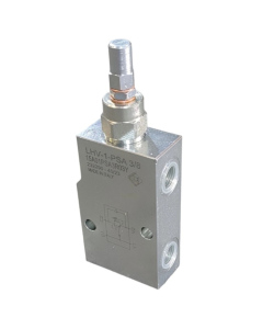 Балансувальний клапан Gumec LHV-1-PSA 3/4", 90 л/хв, 350 бар, дросельований пілот
