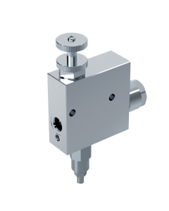 Гідравлічний регулятор витрати Gumec FCVC-3-M-ET-RVD 1/2" BSPP, 80 л/хв, 350 бар