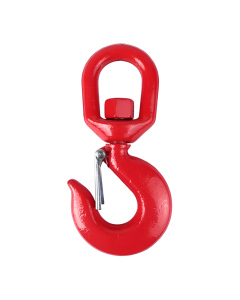 2 Ton Swivel Hook, Alloy Steel Rotating Hook 2T with Safety Latch