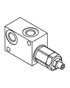 Запобіжний клапан прямої дії Gumec RVD-M-20, 350 бар, 20 л/хв, 3/8"