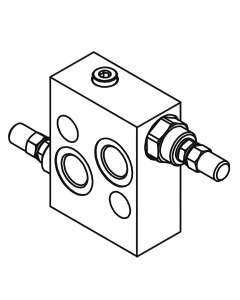 Запобіжний клапан Gumec RVD-OMS-2, 350 бар, 50 л/хв, 1/2"