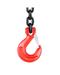 1.12 Tons Clevis Sling Hook Alloy Steel Lifting Hook with Safety Latch 1Ton