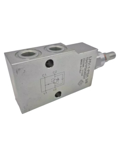 Балансувальний клапан Gumec LHV-1-PSA-N 3/8", 40 л/хв, 350 бар, закритий центр