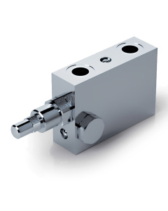 Балансувальний клапан Gumec LHV-1-BR 3/8", 40 л/хв, 350 бар, банжо-болт