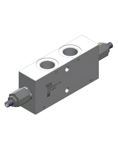 Балансувальний клапан Gumec LHV-208-N 1/4", 40 л/хв, 350 бар, закритий центр