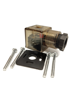 Коннектор (фишка) на катушку M SOCKET 24V Hidros