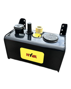 Гидробак боковой стальной Hyva SCISSOR-50L/35L-MF (без плиты)