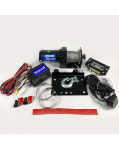 Лебедка электрическая для квадроцикла 0,9т 12v BST 2000 LBS Husar Winch