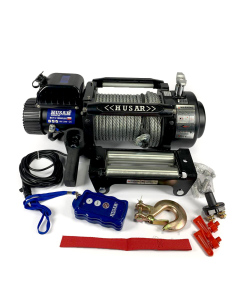 Лебедка электрическая 8,1т 24V BST S 18000 LBS  тросс стальной Husar Winch