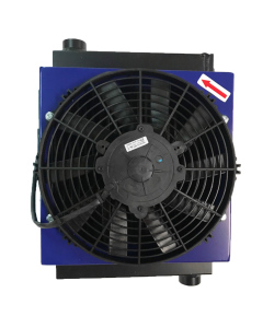 Маслоохладитель oil cooler 12V 100 л (теплообменник, вентилятор, кулер)