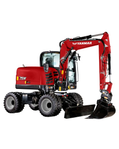 Колесный экскаватор Yanmar B75W
