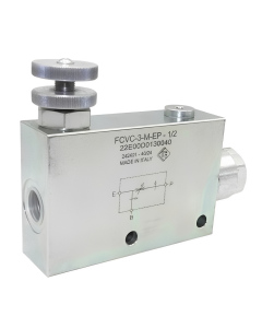 Гидравлический регулятор расхода Gumec FCVC-3-M-EP 3/4" BSPP, 120 л/мин, 350 бар
