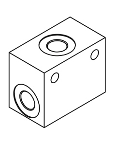 Селекторный клапан Gumeg SHV-M 3/4" BSPP, 350 бар, 110 л/мин