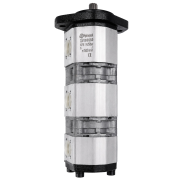 Шестеренный гидравлический насос тандемный Hydro-pack 22A11/8/6X120JD (25 см3, 250 бар, 1500 об/мин)