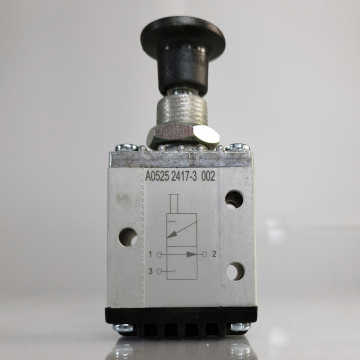 Клапан пневматический с ручным управлением 1/4" 3x2 HpTech HP.9P101100
