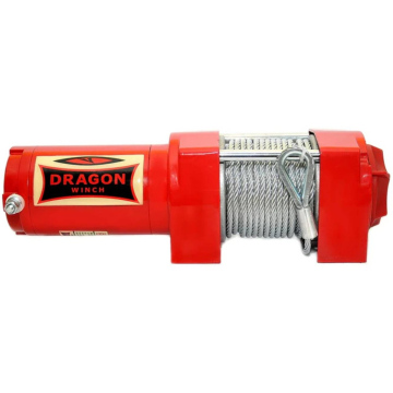 Лебедка электрическая для квадроцикла 1.5т 12V DWM 3500 ST стальной трос Dragon Winch