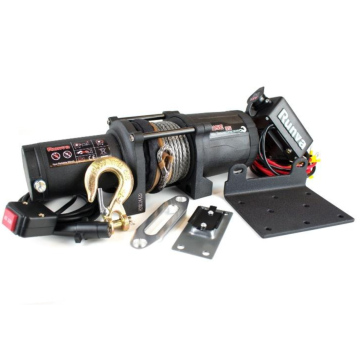 Лебедка электрическая 12 v 1588 кг RUNVA RISE35-S с синтетическим тросом