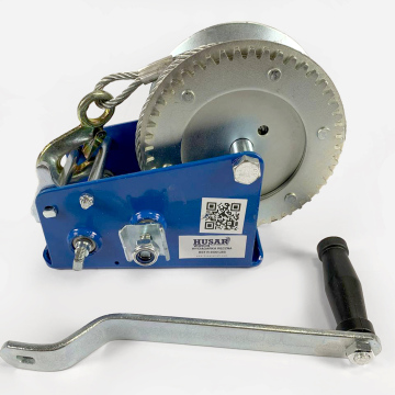 Лебідка ручна 1.57 т BST R 3500 LBS сталевий трос Husar Winch