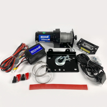 Лебідка електрична для квадроцикла 0,9т 12v BST 2000 LBS Husar Winch