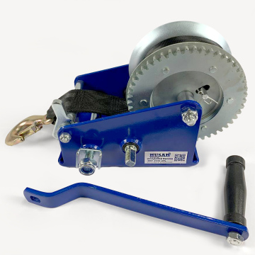 Лебідка ручна 1,57 т BST R 3500LBS текстильний трос Husar Winch