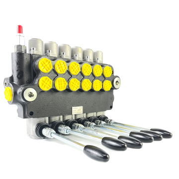 Гідророзподільник моноблочний 6P80 (6 секцій, 80 л/хв, 250 бар)