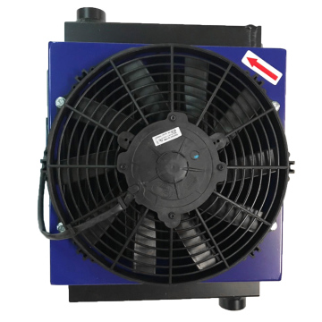 Маслоохолоджувач oil cooler 12V 100 л (теплообмінник, вентилятор, кулер)
