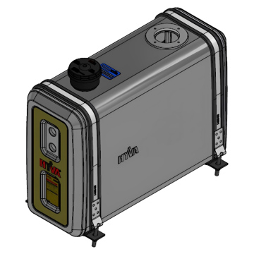 Бак гідравлічний алюмінієвий Hyva CM-101L/073L-060L-MF ALU 14016519K