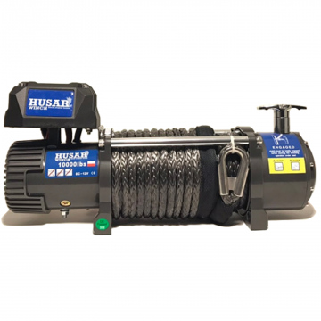 Лебідка електрична 4.5 кг 12 V BST 10000 LBS трос текстильний Husar Winch