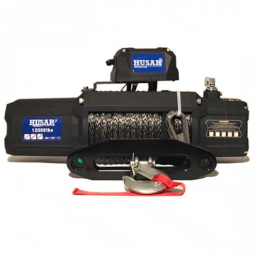 Лебідка електрична 5,4т 12 V BST S 12000 LBS трос текстильний Husar Winch