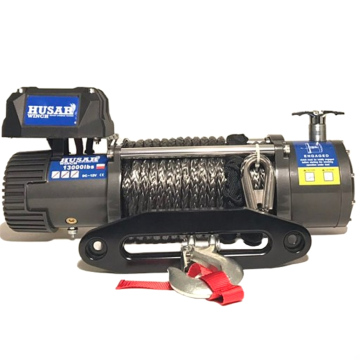 Лебідка електрична 5,9т  12/24 V BST 13000 LBS трос текстильний Husar Winch