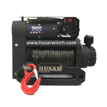 Лебідка електрична з подвійним двигуном 5,4т BST S 12000 LBS трос текстильний Husar Winch