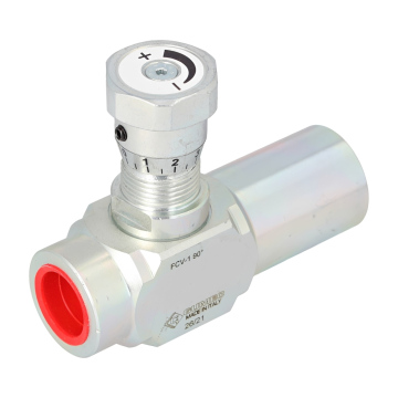 Регулятор потоку Gumec FCV-1-90° 1/4" BSPP, 15 л/хв, 350 бар