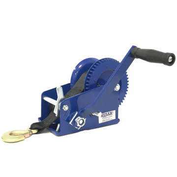 Лебідка ручна 1,1т BST RS 3000 LBS ремінь Husar Winch 