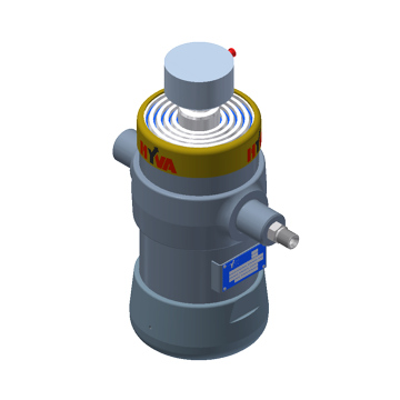 Циліндр HYVA UMB 149-5-1280-K258-50-3/4"-HC підйому кузова до 23 тонн