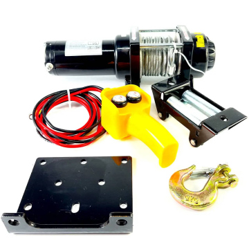 Лебідка електрична Kawada 6,35 т 12V BST 14000 LBS трос сталевий