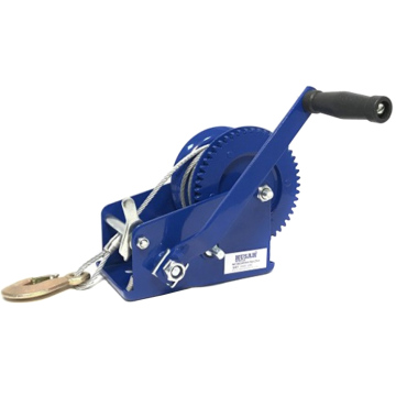 Лебідка ручна 1,3т BST RS 3000 LBS сталевий трос Husar Winch