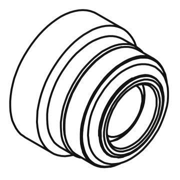 Зворотній клапан Gumec CVU-I 3/8", 350 бар, 50 л/хв