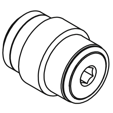 Зворотній клапан Gumec CVU-IR 3/8" вставного типу, 350 бар, 30 л/хв