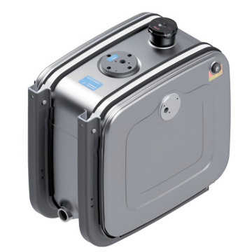 Гідробак бічний сталевий Hyva SM-132L/110L-MP-MR-1 1/2 NPT 14017202