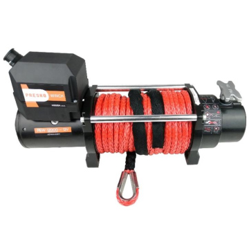 Лебідка електрична 12 v 5443 кг RUNVA PEW12000 із синтетичним тросом