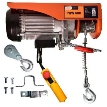 Лебідка електрична 230V 300/600кг RUNVA PHW600