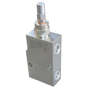 Балансувальний клапан Gumec LHV-1-PSA 3/4", 90 л/хв, 350 бар, дросельований пілот